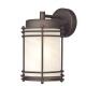 Westinghouse 6230700 Parksville Exterior Wall Lantern, Oil Rubbed Bronze Finish on Steel 